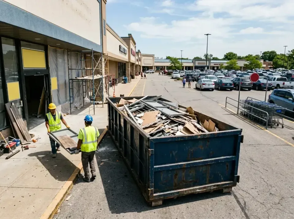 retail-store-renovation-debris-003 — frequently asked questions, Roll-off Dumpster Rentals in Cottleville, MO
